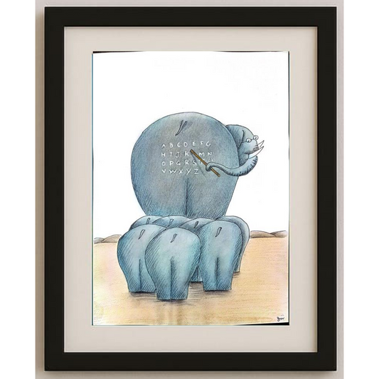 Masoud Ziaei Zardkhashoei 29x21cm Original Cartoon BOD00276