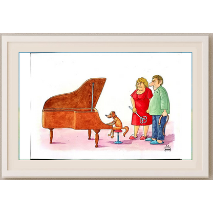 Eshonkulov Maxmudjon 29x21cm Orijinal Karikatür BOD00277