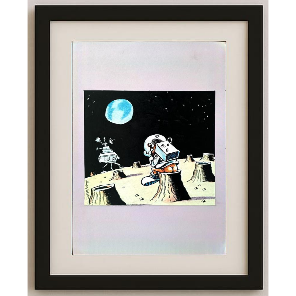 Sasha Dimitrijevic 29x21cm Orijinal Karikatür BOD00283