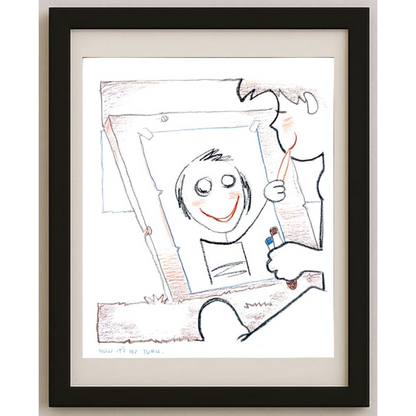 Terry Wilson 25x21cm Orijinal Karikatür BOD00284