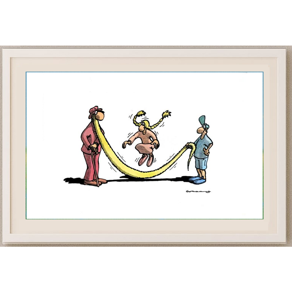 Goran Milenkovic 29x21cm Orijinal Karikatür BOD00285