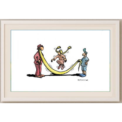 Goran Milenkovic 29x21cm Orijinal Karikatür BOD00285