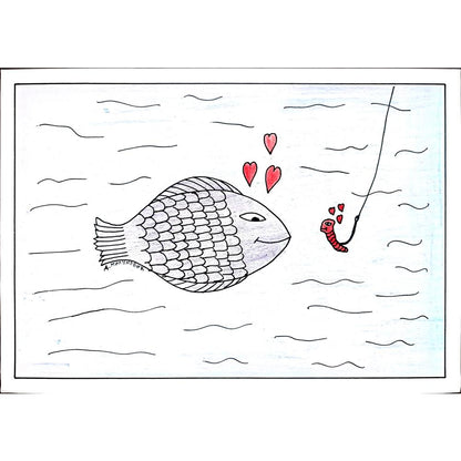 Dragan Milunovic 29x21cm Orijinal Karikatür BOD00287