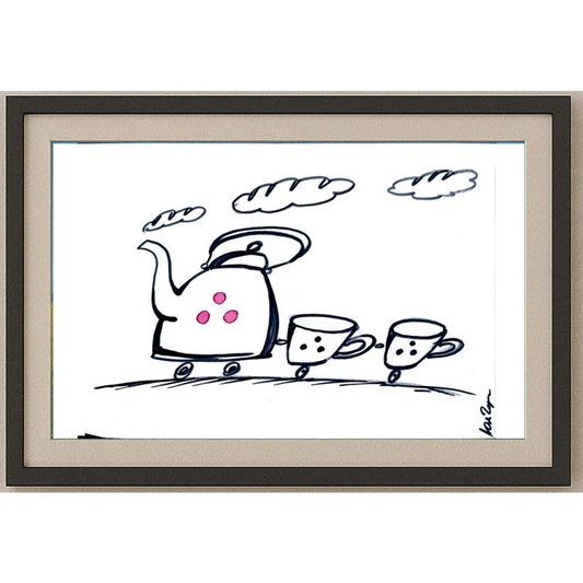 Yuliya Chernyshev 29x21cm Orijinal Karikatür BOD00290