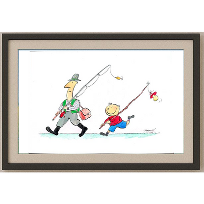 Ivan Haramija 29x21cm Orijinal Karikatür BOD00294