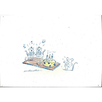 Andre Nollet 29x21cm Orijinal Karikatür BOD00302