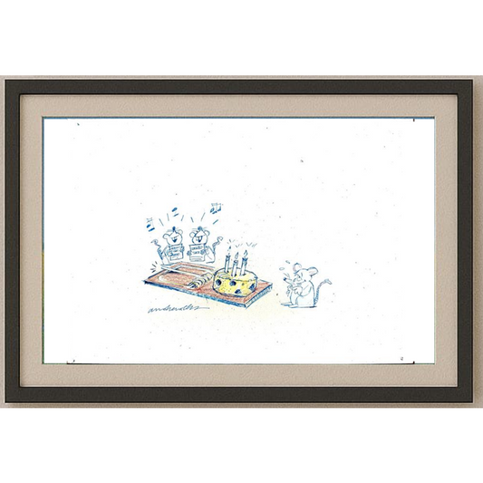 Andre Nollet 29x21cm Orijinal Karikatür BOD00302