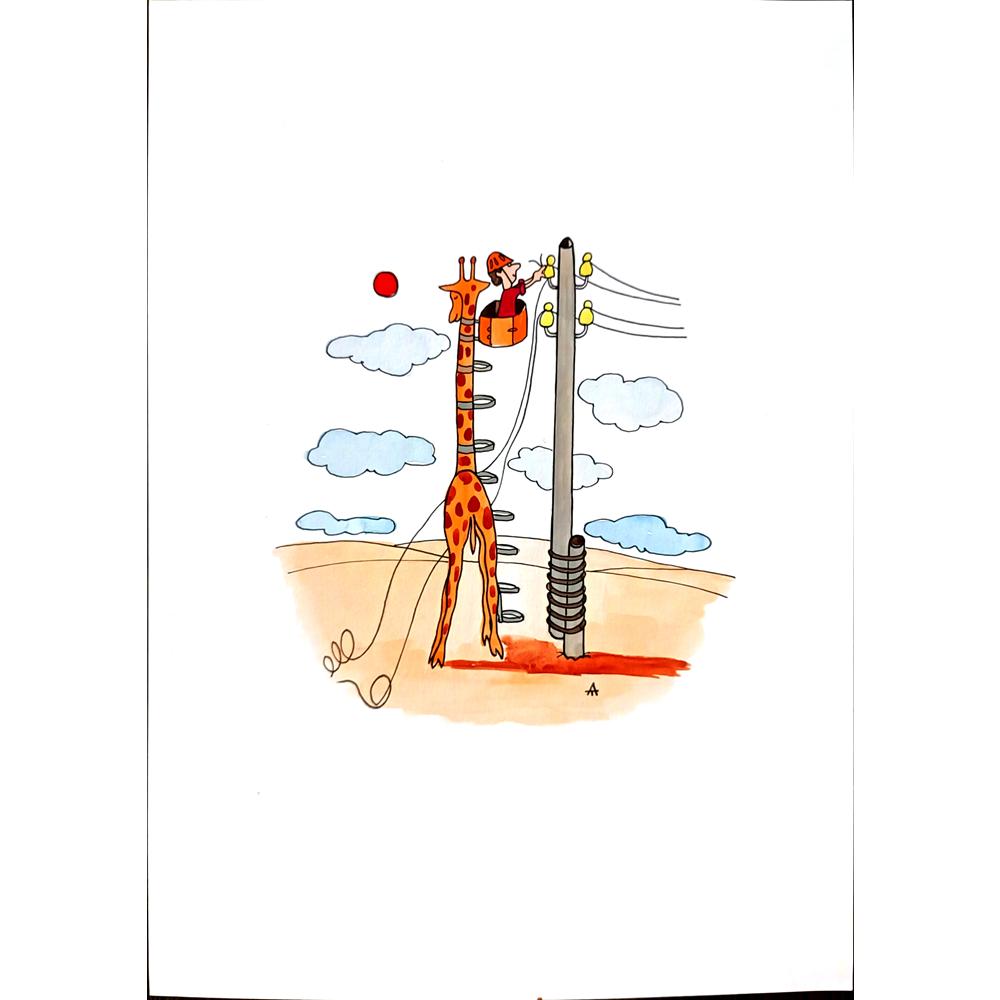 Alexei Talimonov 29x21cm Original Cartoon BOD00304