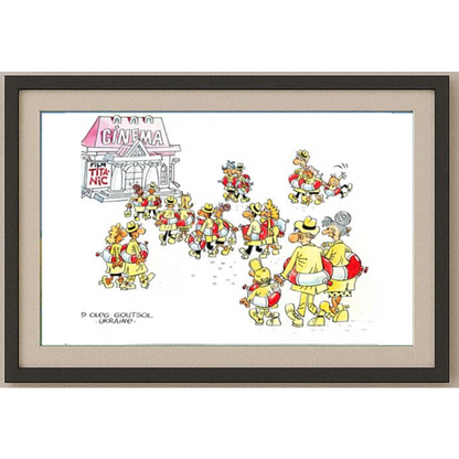 Oleg Goutsol 29x21cm Original Cartoon BOD00305