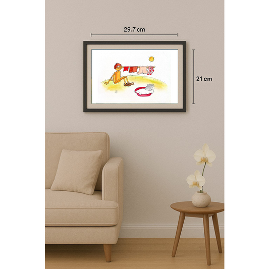 Rana Ghassemi 29x21cm Original Cartoon BOD00307