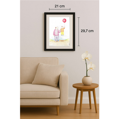 Sang Jin Kim 29x21cm Original Cartoon BOD00318