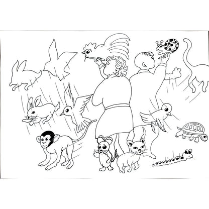 Hua Ting Huan 29x21cm Orijinal Karikatür BOD00329