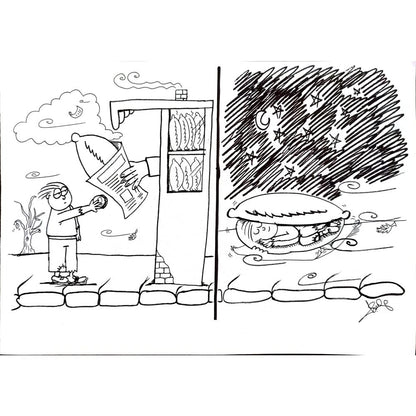 IşılayÖzalp 29x21cm Orijinal Karikatür BOD00330