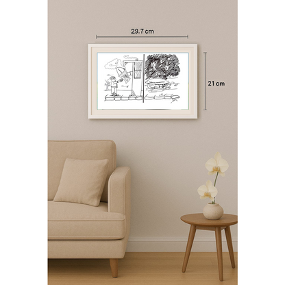 IşılayÖzalp 29x21cm Orijinal Karikatür BOD00330