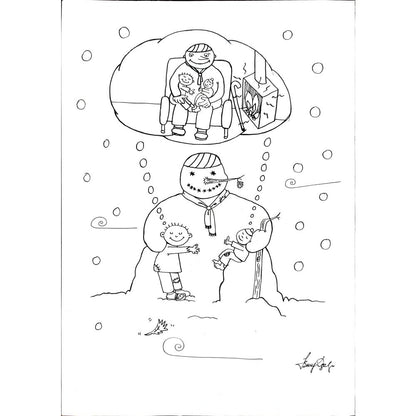 Işılay Özalp 29x21cm Original Cartoon BOD00333