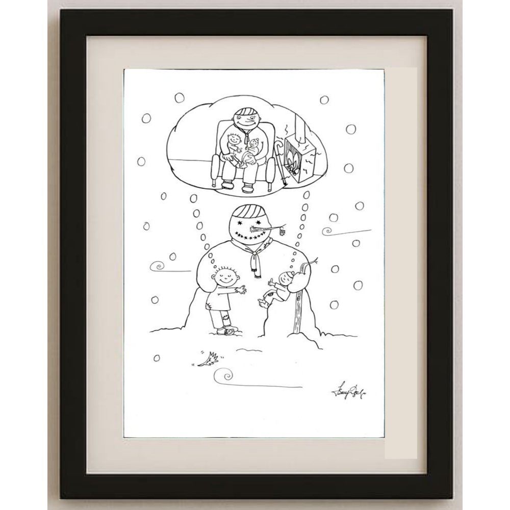 Işılay Özalp 29x21cm Original Cartoon BOD00333