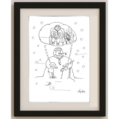 Işılay Özalp 29x21cm Original Cartoon BOD00333