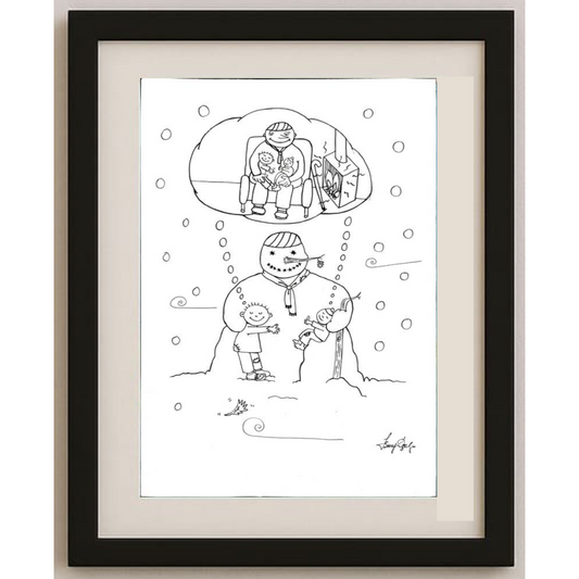 IşılayÖzalp 29x21cm Orijinal Karikatür BOD00333