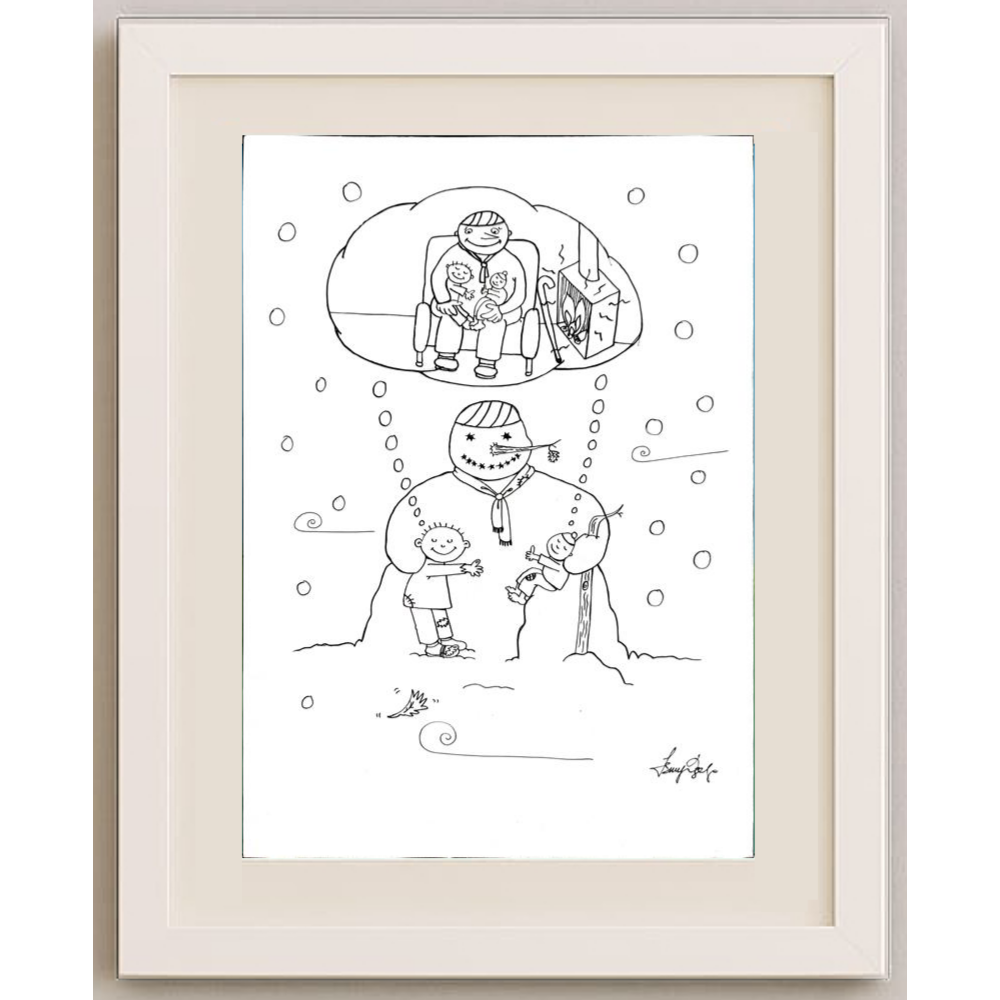 Işılay Özalp 29x21cm Original Cartoon BOD00333