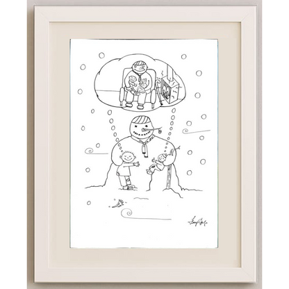 Işılay Özalp 29x21cm Original Cartoon BOD00333