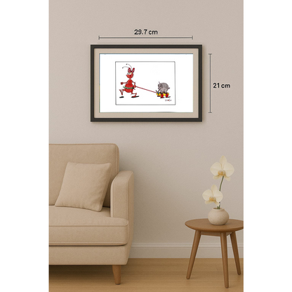 Tadeusz Krotos 29x21cm Original Cartoon BOD00335