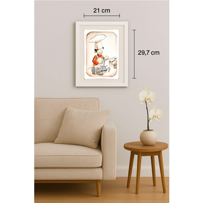 Lei Hao 29x21cm Orijinal Karikatür BOD00342