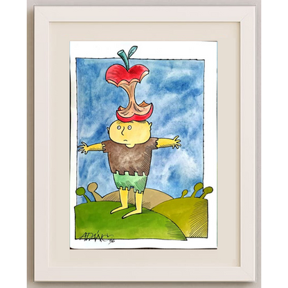 Adan Iglesias Toledo 29x21cm Original Cartoon BOD00343