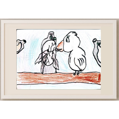 Aova Matukoluh 29x21cm Orijinal Karikatür BOD00345