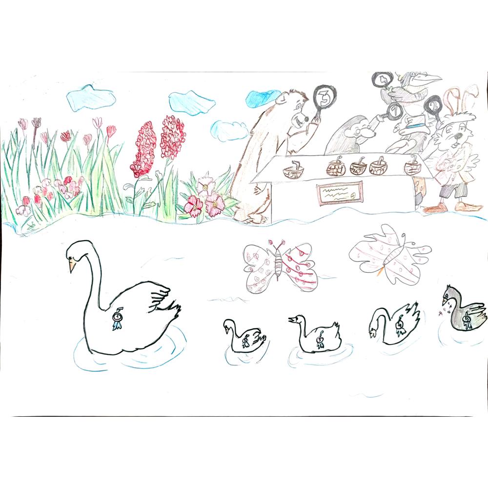 Dawijela Andric 29x21cm Original Cartoon BOD00349
