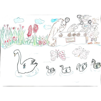 Dawijela Andric 29x21cm Original Cartoon BOD00349