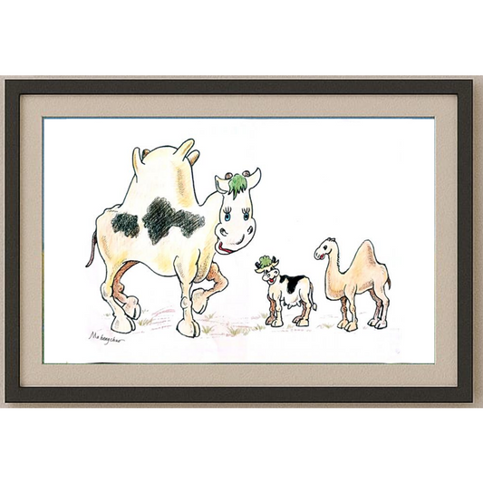 Ma Heng Chao 29x21cm Orijinal Karikatür BOD00350