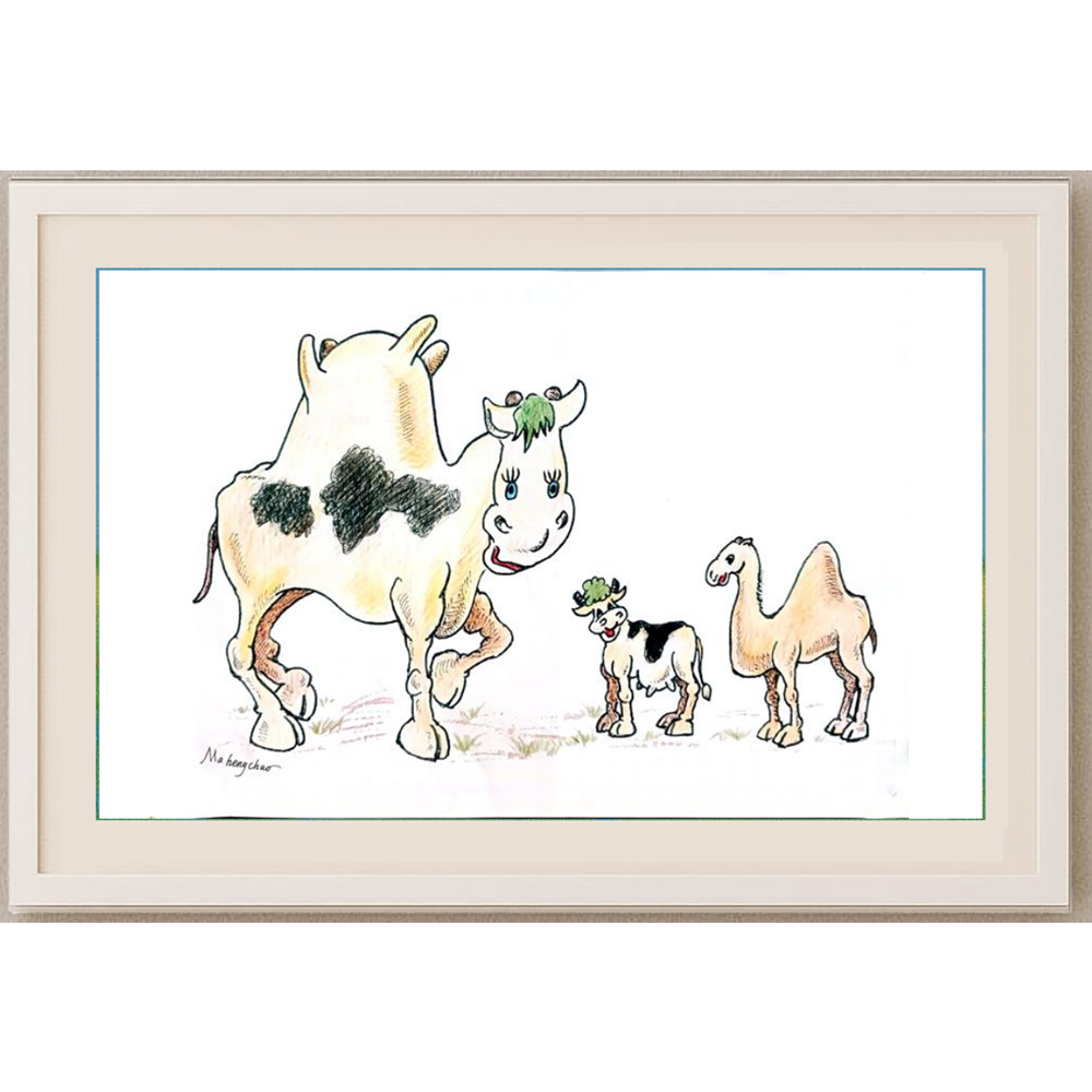 Ma Heng Chao 29x21cm Orijinal Karikatür BOD00350