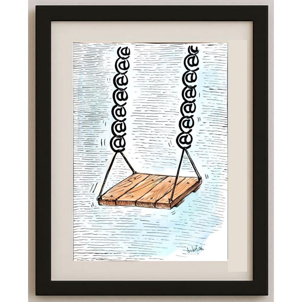 Todorovic Bobisa 29x21cm Orijinal Karikatür BOD00354