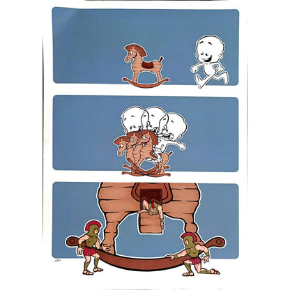 Chris Hovian 29x21cm Orijinal Karikatür BOD00355