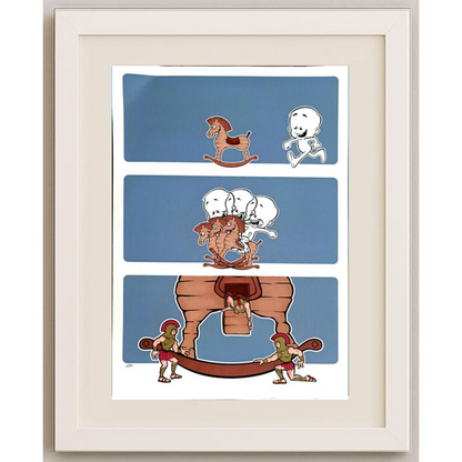 Chris Hovian 29x21cm Orijinal Karikatür BOD00355