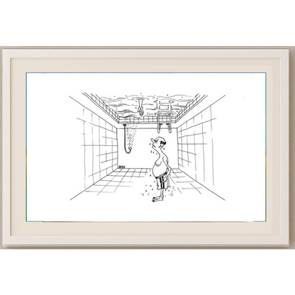 Winfried Besslich 29x21cm Orijinal Karikatür BOD00358