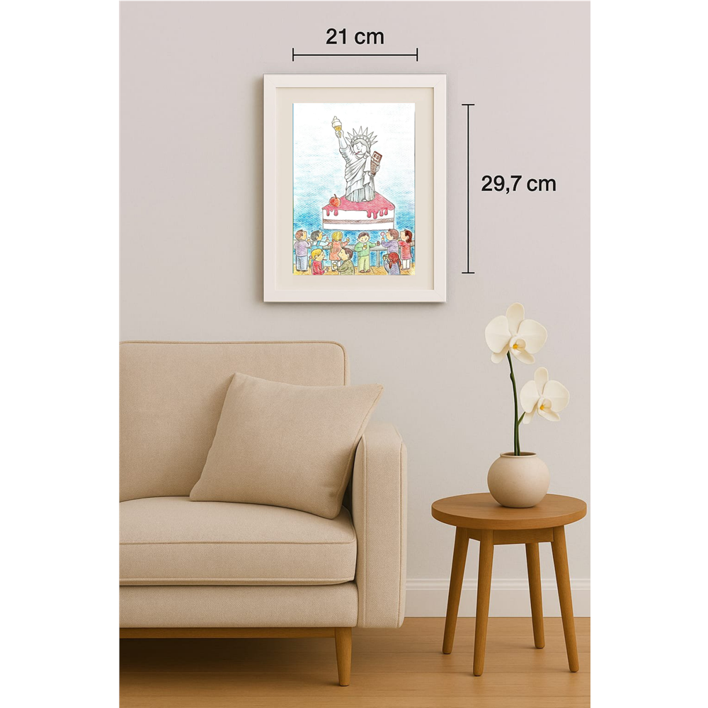 Sang Jin Kim 29x21cm Orijinal Karikatür BOD00365