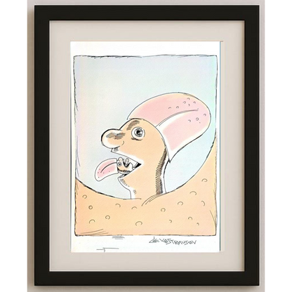 Chenzov Lev 29x21cm Orijinal Karikatür BOD00367