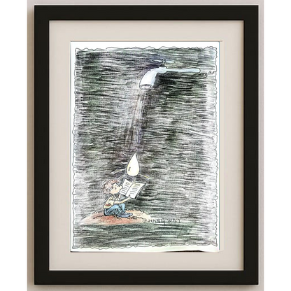 Zhang Wei 29x21cm Original Cartoon BOD00371