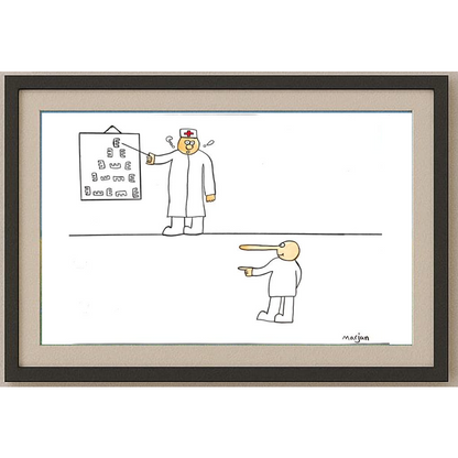 Marjan Rezaie 29x21cm Orijinal Karikatür BOD00376