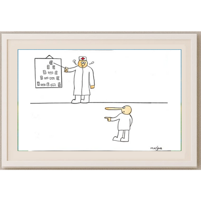 Marjan Rezaie 29x21cm Orijinal Karikatür BOD00376