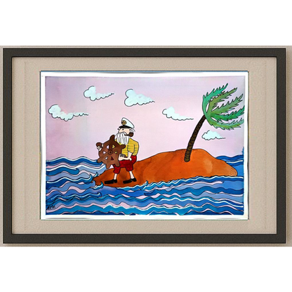 Marzeyah Rezaei 29x21cm Orijinal Karikatür BOD00378