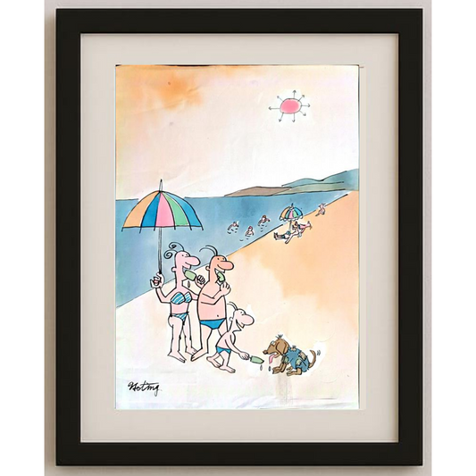 Ye Ting 29x21cm Orijinal Karikatür BOD00382