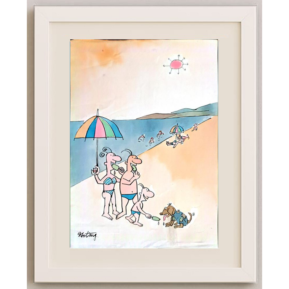 Ye Ting 29x21cm Orijinal Karikatür BOD00382