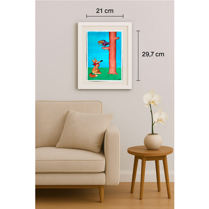 Ramin Rezaie 29x21cm Orijinal Karikatür BOD00383