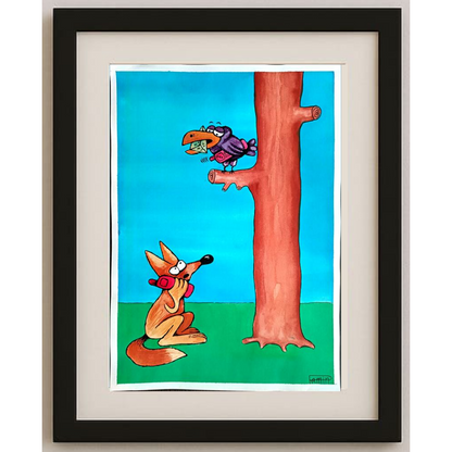 Ramin Rezaie 29x21cm Orijinal Karikatür BOD00383
