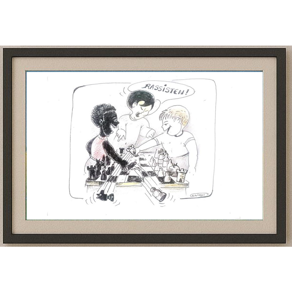 Wolfgang Schlegel 29x21cm Original Cartoon BOD00388