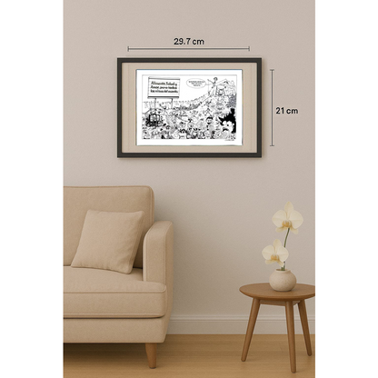 Josuran Oscar 29x21cm Orijinal Karikatür BOD00391