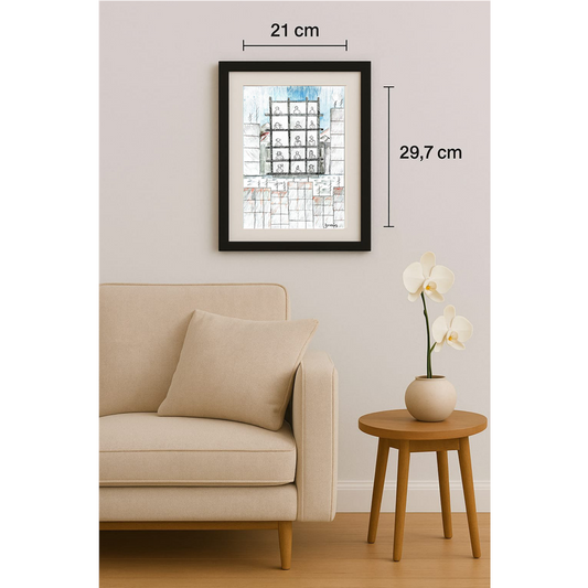 Zerrin Tığlıoğlu 29x21cm Original Cartoon BOD00392