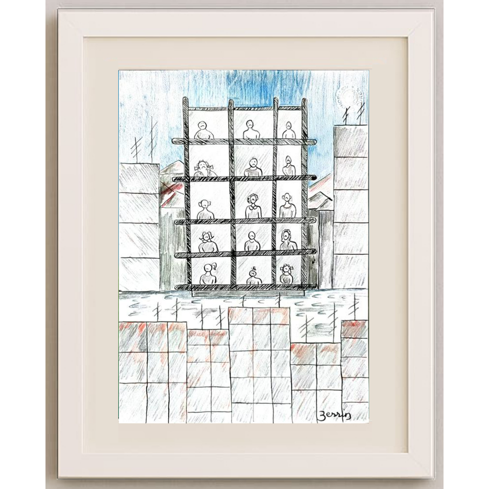 Zerrin Tığlıoğlu 29x21cm Original Cartoon BOD00392